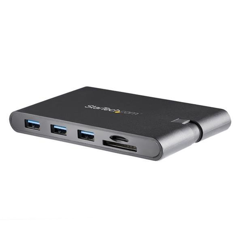 [DKT30CHVSCPD] StarTech.com USB-C adapter met HDMI en VGA 3x USB 3.0 SD/Micro SD 85W PD 3.0