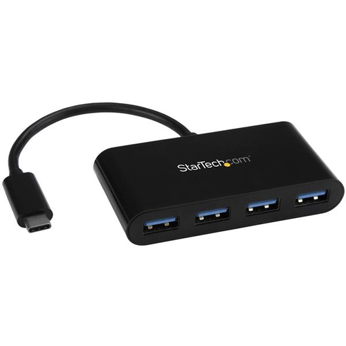 [HB30C4AB] StarTech.com 4 poorts USB 3.0 hub USB-C naar 4x USB-A met busvoeding