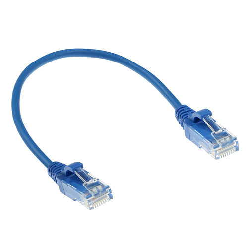 ACT DC9600 netwerkkabel Blauw 0,5 m Cat6 U/UTP (UTP)