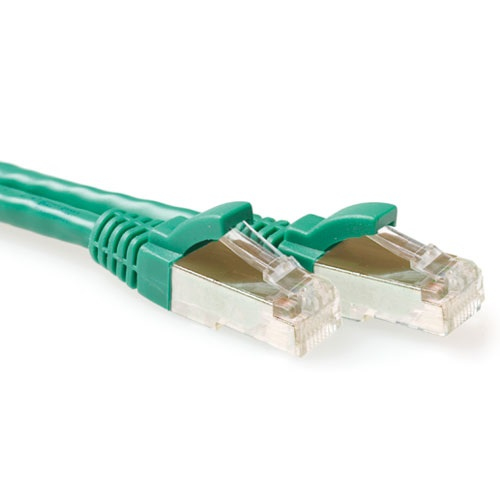 ACT FB6751 netwerkkabel Groen 1,5 m Cat6a S/FTP (S-STP)