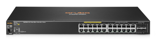 Hewlett Packard Enterprise Aruba 2530 24G PoE+ Managed L2 Gigabit Ethernet (10/100/1000) Power over Ethernet (PoE) 1U Zwart