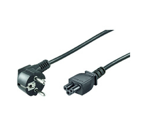 Microconnect PE010818 electriciteitssnoer Zwart 1,8 m CEE7/7 C5 stekker