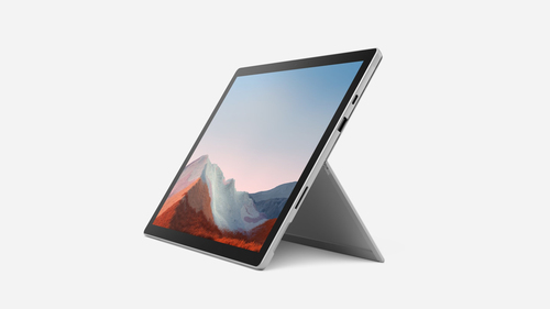 Microsoft Surface Pro 7+ 256 GB 31,2 cm (12.3") Intel® 11de generatie Core™ i7 16 GB Wi-Fi 6 (802.11ax) Windows 10 Pro Platina