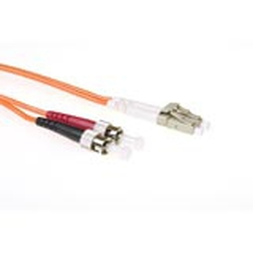 ACT RL7005 Glasvezel kabel 5 m LC ST Oranje